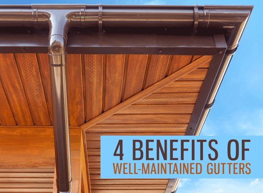 4 Benefits Of Well Maintained Gutters